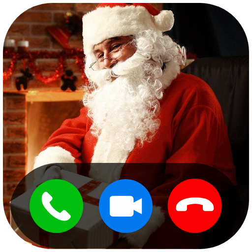 Video Call from Santa Claus (Simulated) icon