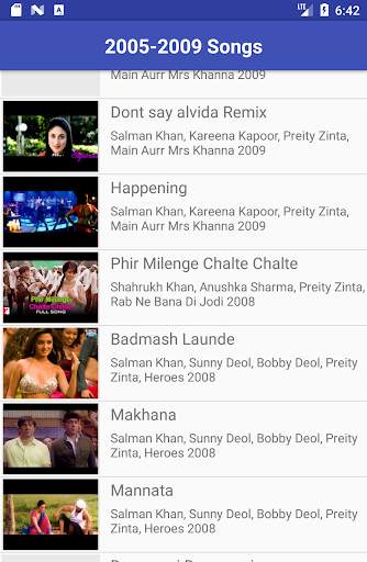 Preity Zinta Video Songs Lyrics screenshot 3