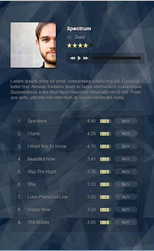Zedd ""Clarity" Songs screenshot 1