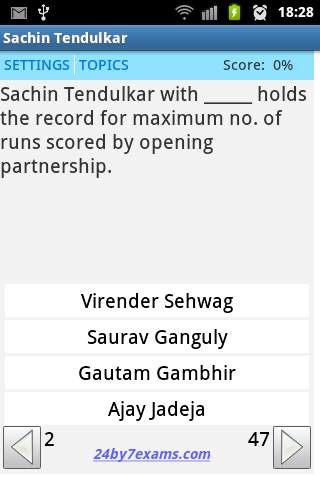 Cricket Challenge! 24by7exams screenshot 1
