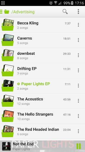 PlayerPro Cloudy Green Skin screenshot 7