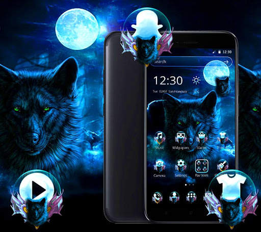 Night Wolf Theme screenshot 2