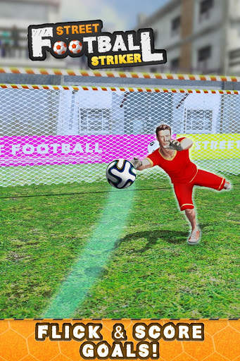 Street Football Striker Real Soccer Free Kick Game screenshot 1