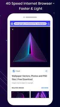 4G Speed Internet Browser - Faster & Light screenshot 4