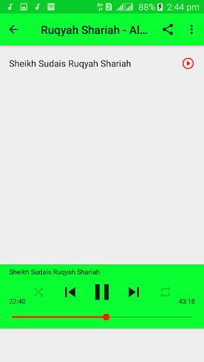 Ruqyah Shariah Offline Sheikh Abdur Rahman Sudais screenshot 2