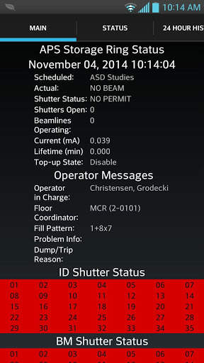 APS Status screenshot 1