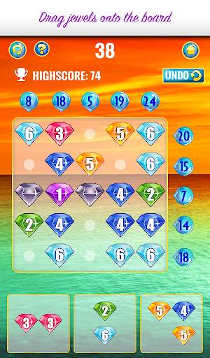 Jewels #2  - Number puzzle game *Gold Edition screenshot 8