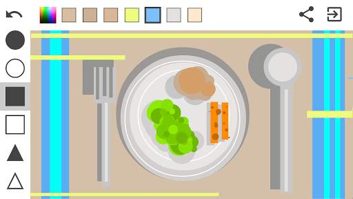 Paint Shapes - Draw by layers screenshot 2