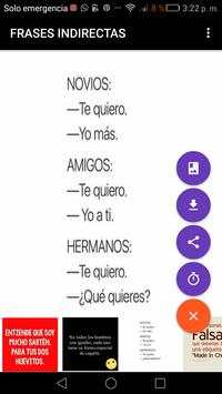 FRASES INDIRECTAS screenshot 1