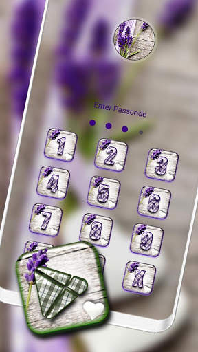 Lavender Heart Launcher Theme screenshot 5