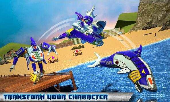 Robot Sea Shark Simulator screenshot 1
