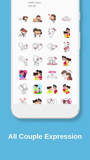 Love Couple Romantic WASticker screenshot 4