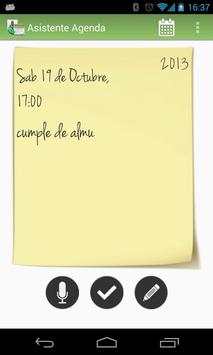 Asistente Agenda 1 تصوير الشاشة