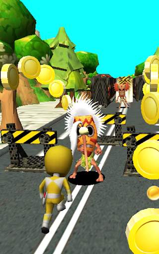 Subway Ranger Dash : Ninja Power Run screenshot 4