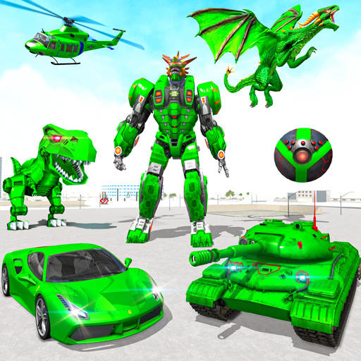 Dragon robot transformation 3D 2.4
