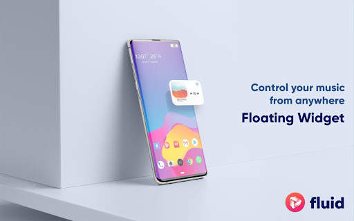 Fluid: Mp3 music player with floating widget screenshot 2