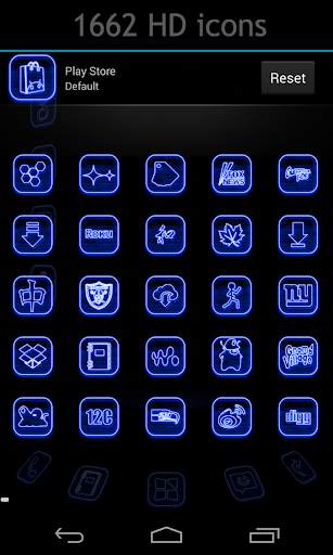 Xenon Blue Next Launcher Theme screenshot 4
