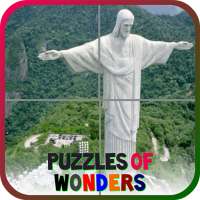 "World of Wonders" puzzle Free logo