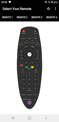 Remote For Videocon d2h screenshot 2