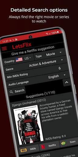 LetsFlix - Search and Discover Netflix screenshot 2