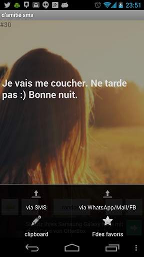 d’amitié sms screenshot 3