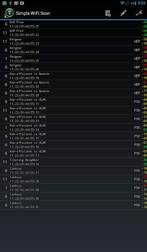 Simple WiFi Scan screenshot 4
