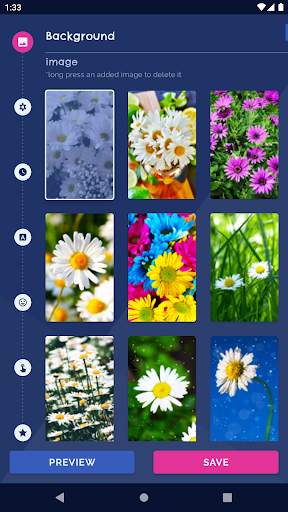 3D Daisy Spring Live Wallpaper screenshot 1