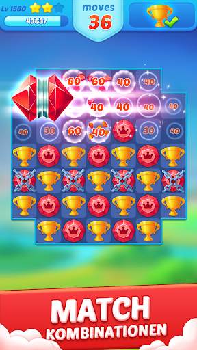 Juwelen Crush - Match 3 Puzzle screenshot 2