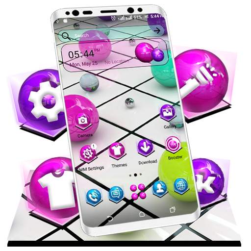3D Color Balls Launcher Theme 1.2