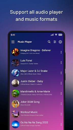 Music Player for Galaxy - S20 Music Player screenshot 1