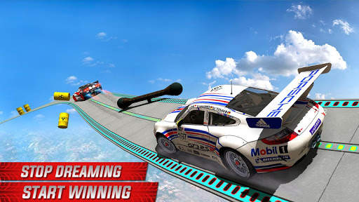 Impossible Mega Ramp Sports Car Stunt Drive screenshot 6