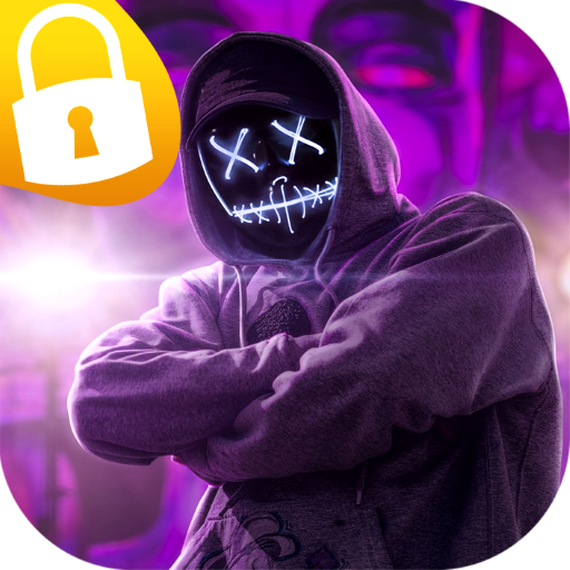 Mask Anonymous Lock Screen &amp; Wallpapers icon