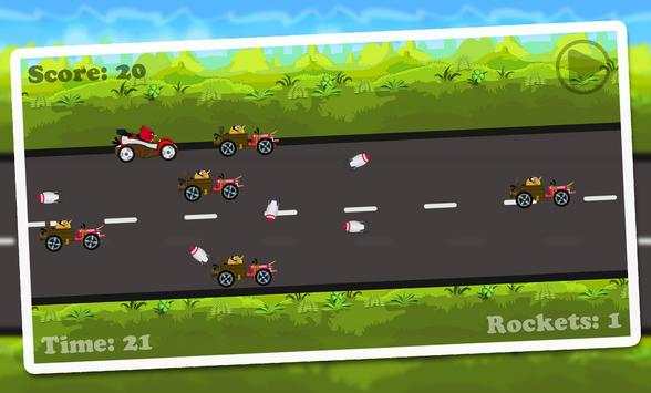 Angry Racing Bird PRO स्क्रीनशॉट 3
