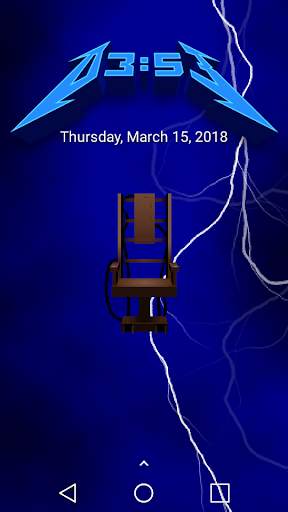 Metallica Clock Widget And Themes 3 تصوير الشاشة