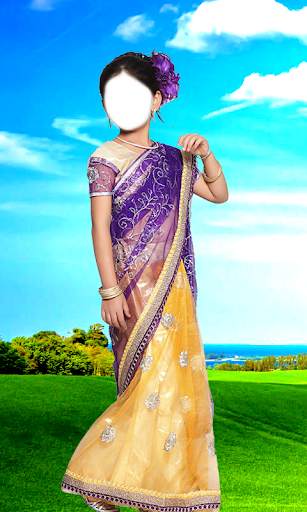 Kids Saree Photo Maker screenshot 1