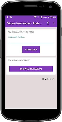 Video downloader for Instagram screenshot 1