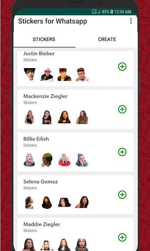 Celebrity Stickers for WhatsApp - WAStickerApps screenshot 2