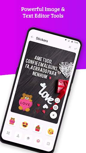 Write Portuguese Text on photo screenshot 2