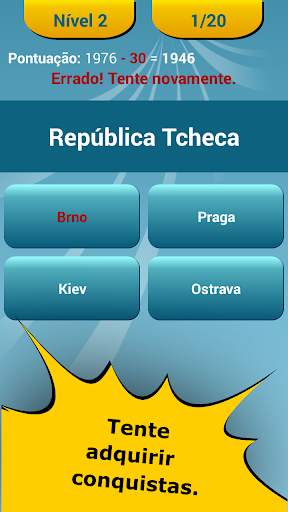 Quiz Capitais de Países screenshot 4