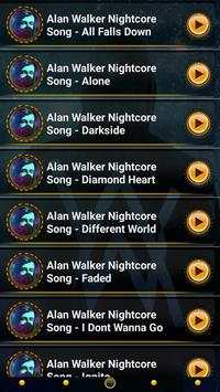 Alan Walker Nightcore Song Ringtones screenshot 1