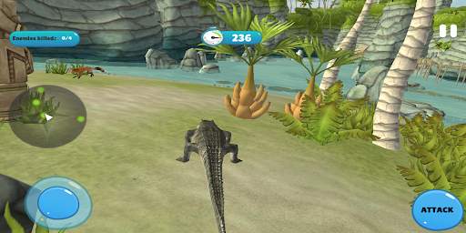 Angry Crocodile Attack 2021 - Wild Hunt Game screenshot 4