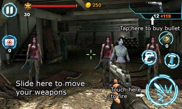 Crossfire : Zombie Defender screenshot 5
