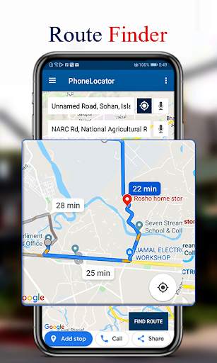 Mobile number locator: GPS route & Address Finder screenshot 2