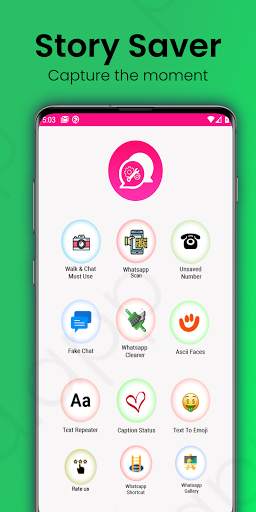 WAPlus: Status Saver, Fake Chat & Tools WhatsApp screenshot 1