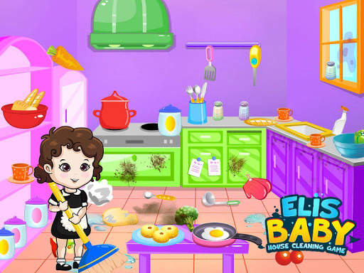 Baby Elis Home Cleaning Games screenshot 2