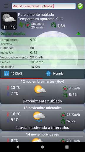 ClosestWeather pronóstico del tiempo screenshot 5