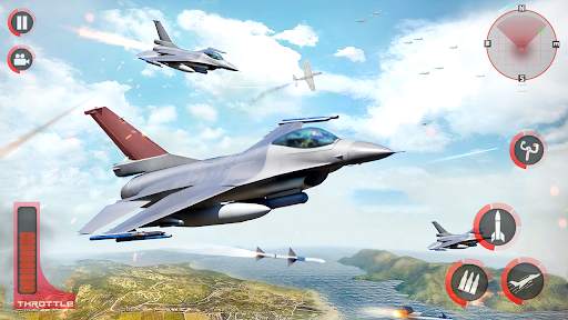 Jet Fighter War Airplane Games screenshot 1