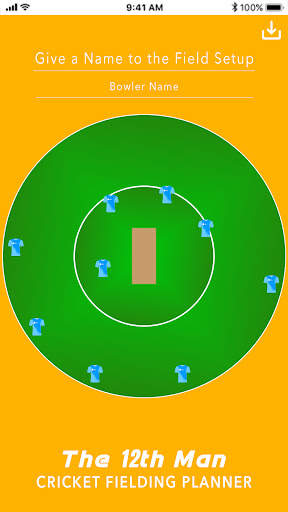 The 12th Man - Cricket Fielding Planner screenshot 2