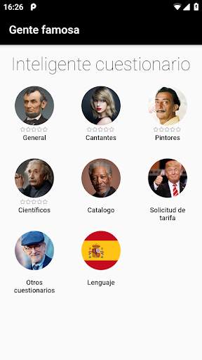 Personas Famosas - Foto Quiz screenshot 1