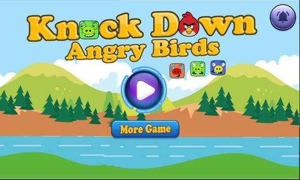 Knock Down Angry Bird screenshot 1